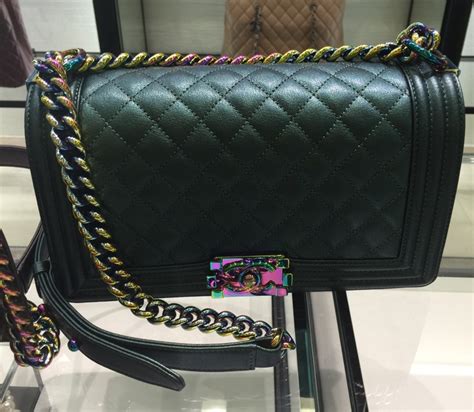 chanel le boy rainbow hardware|Chanel bag hardware.